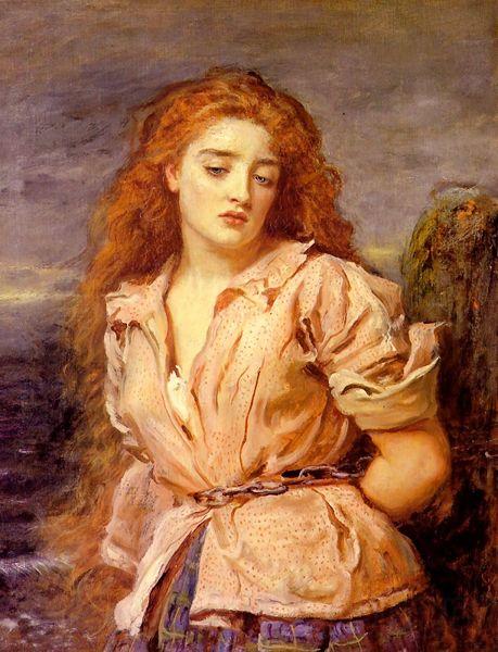 Sir John Everett Millais The Martyr of the Solway Norge oil painting art